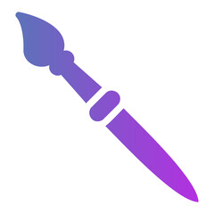 paint brush Gradient icon