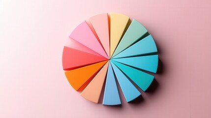 A vibrant pie chart comparing preferences for fragrance-free versus scented products