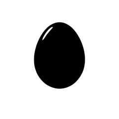 Single Egg Silhouette: A simple yet powerful silhouette of a single egg, evoking the promise of new beginnings, life, and potential.