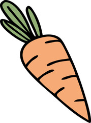 illustration of a carrot