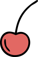 red apple isolated on white