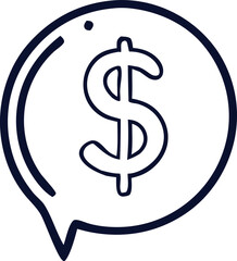 dollar sign icon
