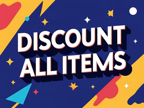 Discount Announcement For All Items Sale