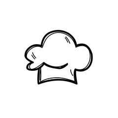 chef hat sketch