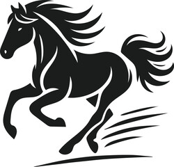 horse vector silhouette