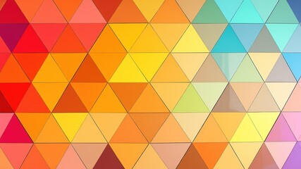 Obraz premium Abstract Geometric Triangle Gradient Backgrounds, Colorful, Modern, Art