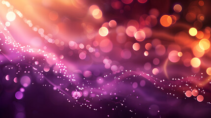 Abstract design with vibrant colors and bokeh effects, creating a dreamy atmosphere.