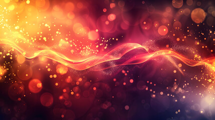 Abstract wave of light and color, creating a vibrant and dynamic visual effect.