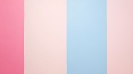 Obraz premium Pastel Pink Blue and White Vertical Stripes Background