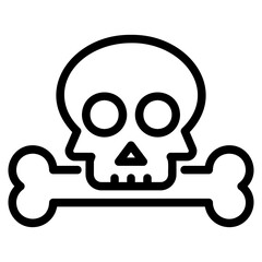 Danger glyph icon