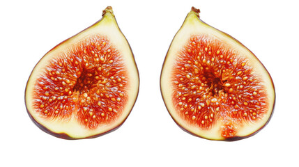 Figs on transparent background