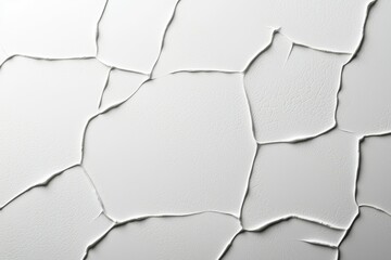 Wall with a lot of cracks and holes in it