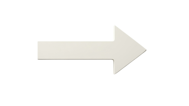 Arrow on transparent background