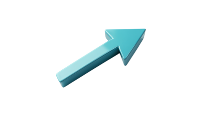 Arrow on transparent background