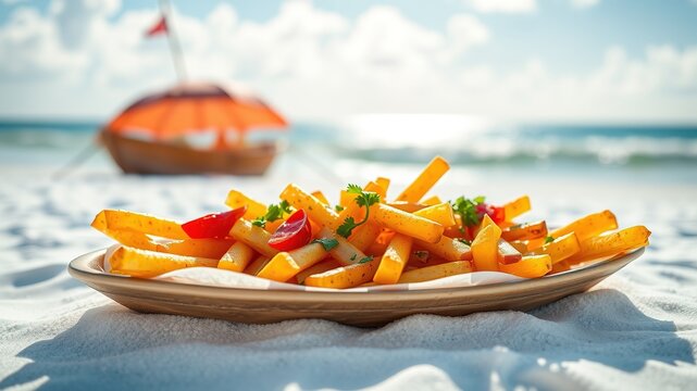 Patatas Bravas on Clearwater Beach, Florida