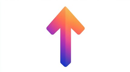 Upward motion graphic digital space arrow symbol modern design abstract concept