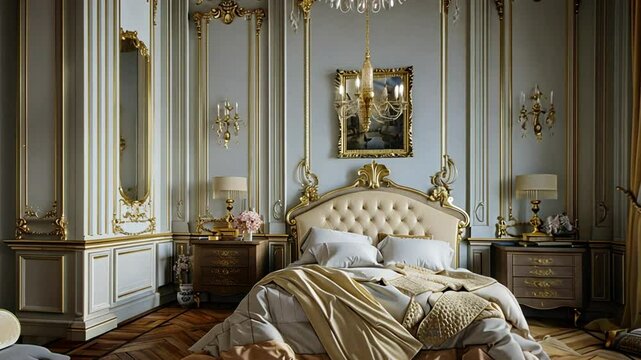 Paris Bedroom design Videos 4K