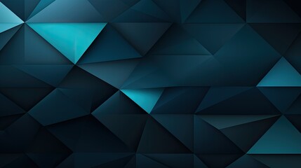 Obraz premium A geometric abstract background featuring dark and light blue triangular shapes.