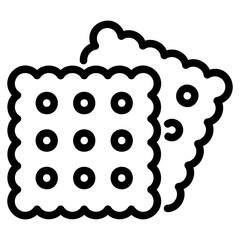 Biscuits glyph icon