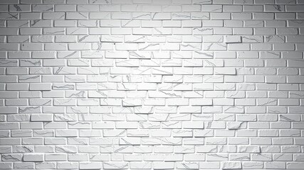 Fototapeta premium White Brick Wall Texture - High Detail, Bright Colors, Deep Mood