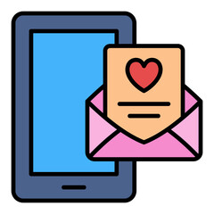 Love Message Icon