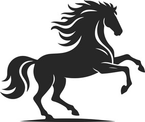 horse silhouette illustration