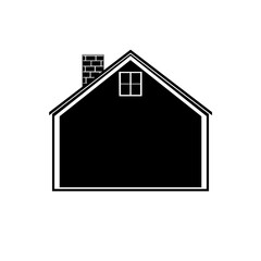 House black & white clip art