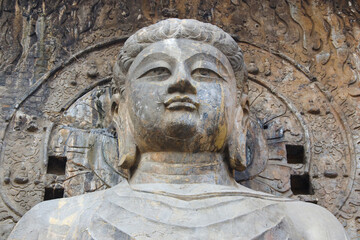 Obraz premium Luoyang, Henan, China, World Cultural Heritage Longmen Grottoes