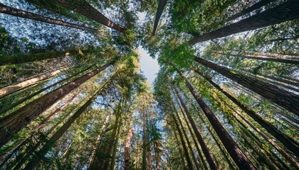 Fototapeta premium Experience the magic of twilight in the woods. 