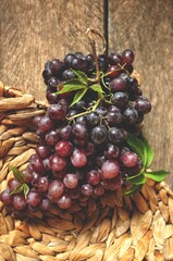grapes in a basket