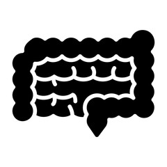 intestine Solid icon