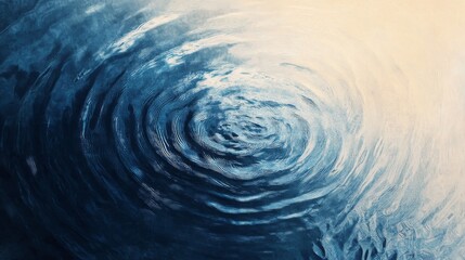 Abstract Water Ripples Circular Pattern Texture