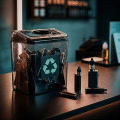 Recycling Station for Vape Devices in Retail