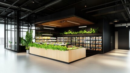 Modern Grocery Store Interior Design