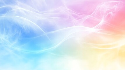 Fototapeta premium Abstract Pastel Swirls of Light and Color