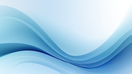 Abstract blue wave design with smooth gradients for backgrounds or digital art.