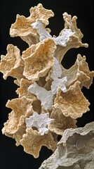 Obraz premium Intricate Coral-Like Structure with Textured Surface Details
