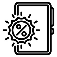 Smartphone glyph icon