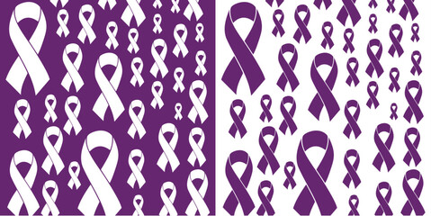 vector icon of a ribbon symbolizing World Cancer Day, promoting awareness, prevention, and support for cancer patients. Ideal for health campaigns, events, and educational materials.