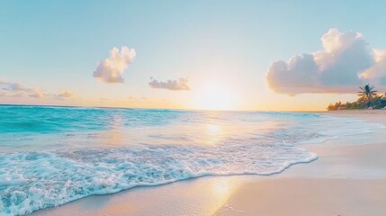 Tranquil Beach Sunset