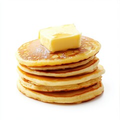 Fototapeta premium Cornbread-inspired pancakes 