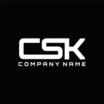 CSK letter monogram logo for company
