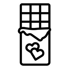 chocolate Line Icon