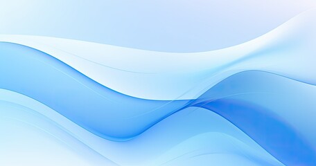 Obraz premium Abstract blue waves create a calming and modern background.