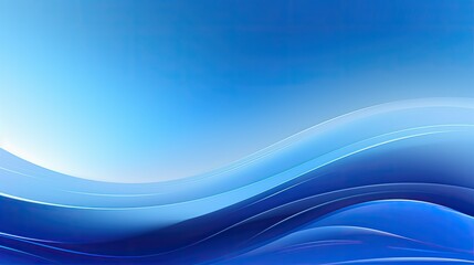 Abstract blue waves creating a serene and calming visual effect.