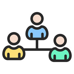 Fototapeta premium Stakeholder Icon
