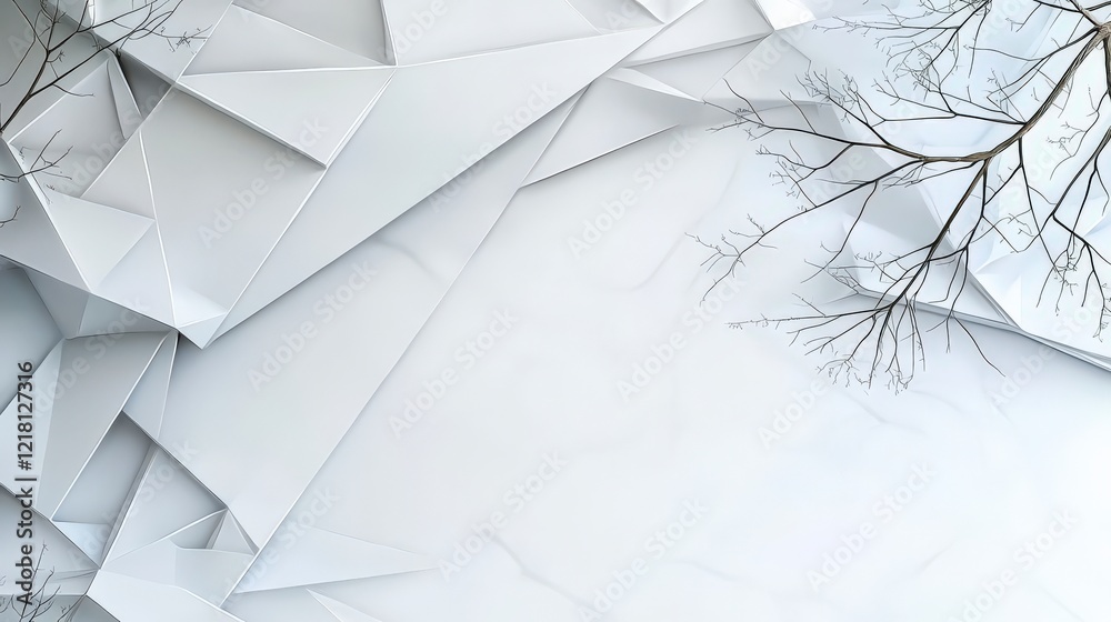 Poster Minimalistic wallpaper with soft neutral tones and abstract shapes digital art calm environment aesthetic viewpoint
