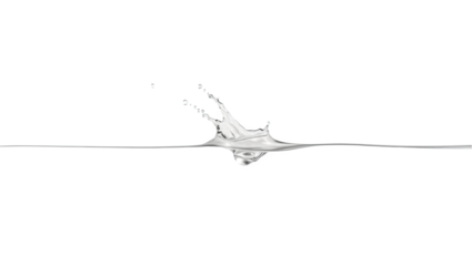 Dynamic drop Water Splash movement isolated