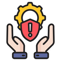 Risk Management Icon