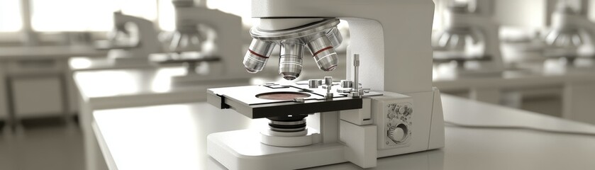 Lab microscope research science lab